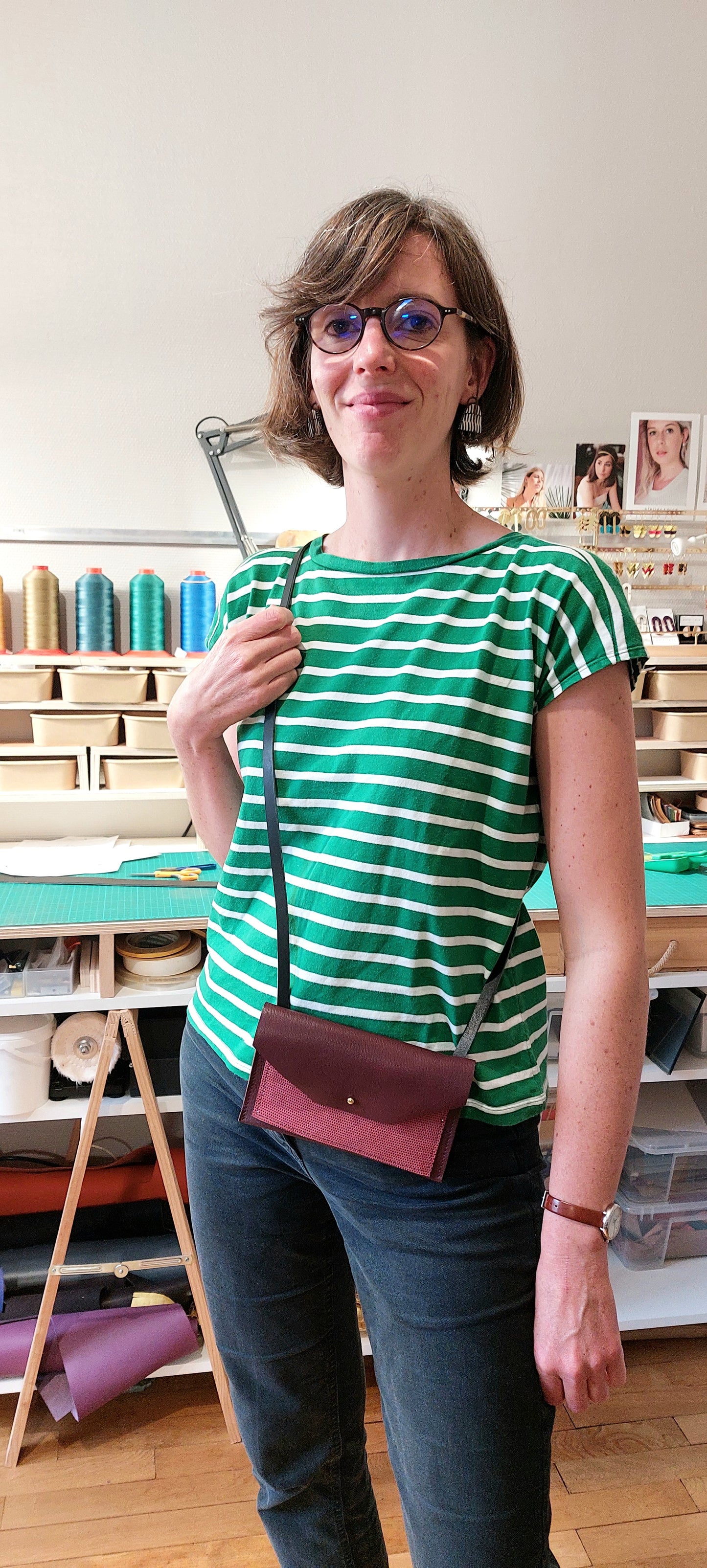 Carte cadeau atelier imaginez votre pochette en cuir