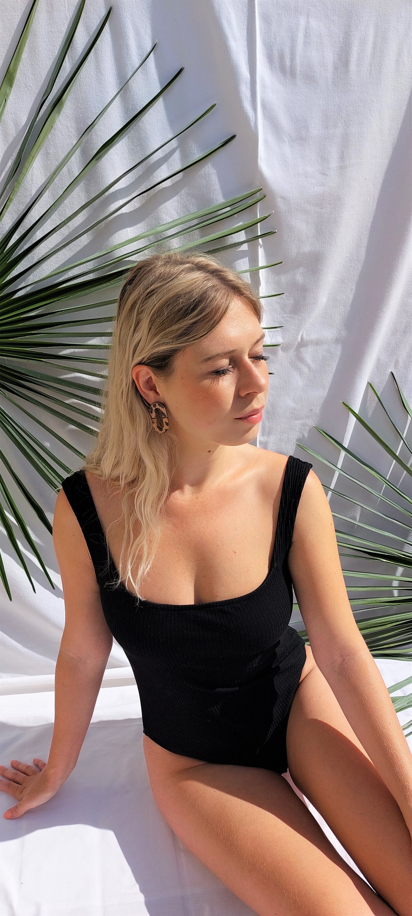 BOUCLES D'OREILLES BELLA UNI CUIR