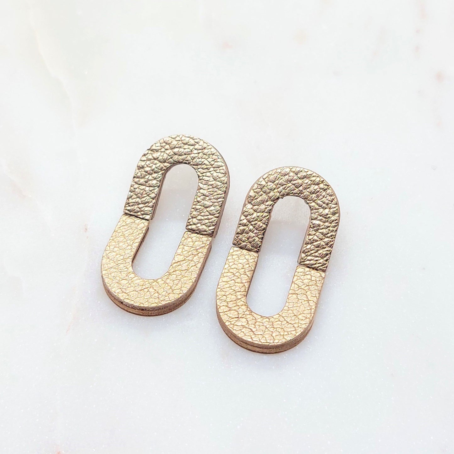 BOUCLES D'OREILLES BELLA UNI CUIR