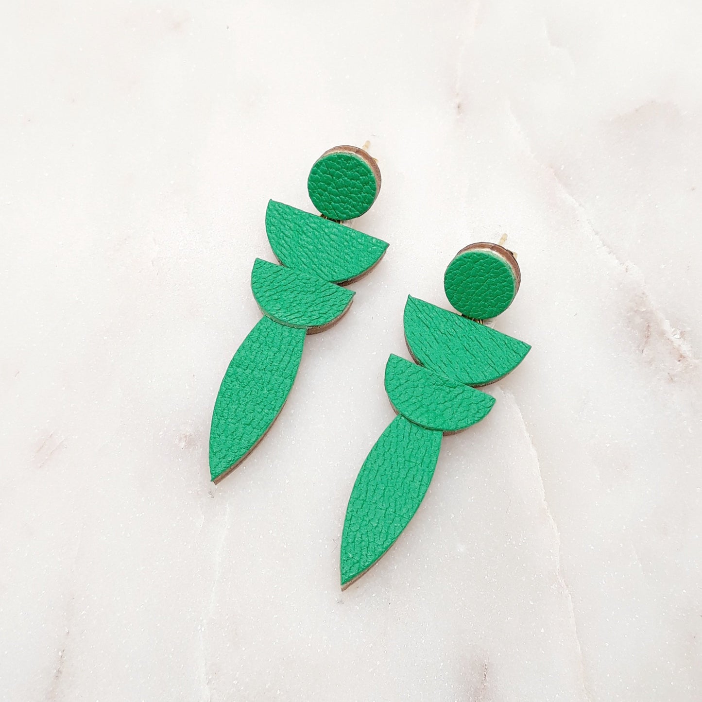 BOUCLES D'OREILLES GALA UNI CUIR