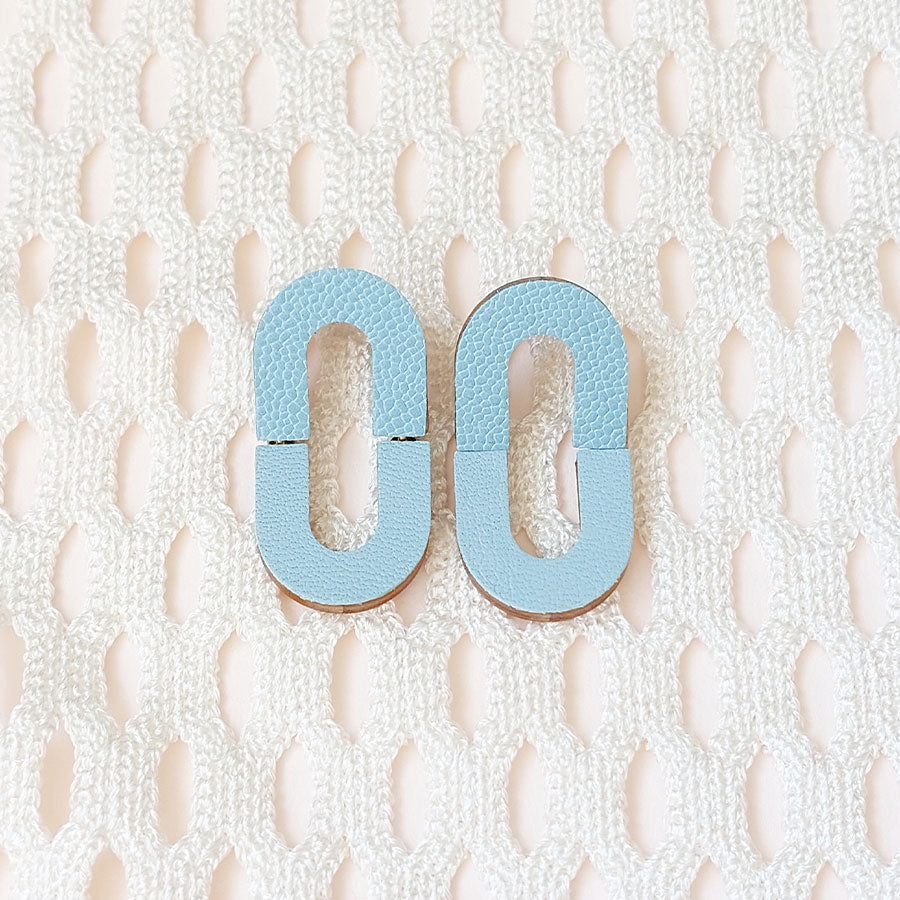 BOUCLES D'OREILLES BELLA UNI CUIR